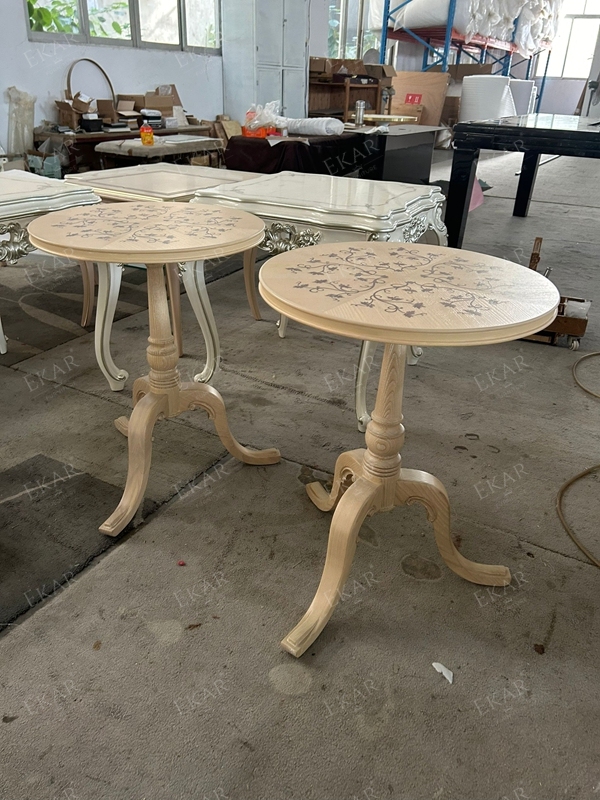 Classic Wood Round Side Table – Elegant Design for Sophisticated Spaces,EKAR FURNITURE CO.,LTD,Classic Wood Round Side Table – Elegant Design for Sophisticated Spaces,foshan furniture factory,custom Furniture factory,china furniture factory