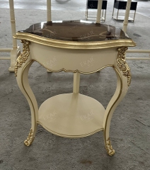 ,MY SHOP,French classic solid wood living room round corner table,foshan furniture factory,custom Furniture factory,china furniture factory