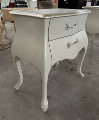 ,MY SHOP,Exquisite Antique Simple Ivory White Nightstand,foshan furniture factory,custom Furniture factory,china furniture factory