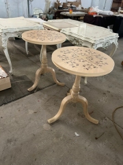 ,MY SHOP,Classic Wood Round Side Table – Elegant Design for Sophisticated Spaces,foshan furniture factory,custom Furniture factory,china furniture factory