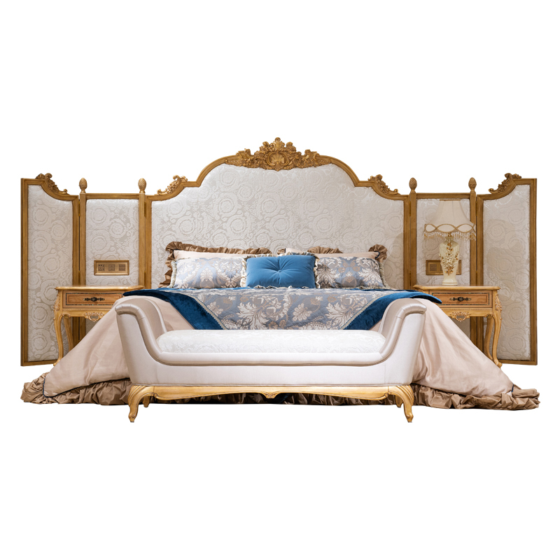 French Classic Bed Timeless Bedroom Centerpiece,EKAR FURNITURE CO.,LTD,French Classic Bed Timeless Bedroom Centerpiece,foshan furniture factory,custom Furniture factory,china furniture factory