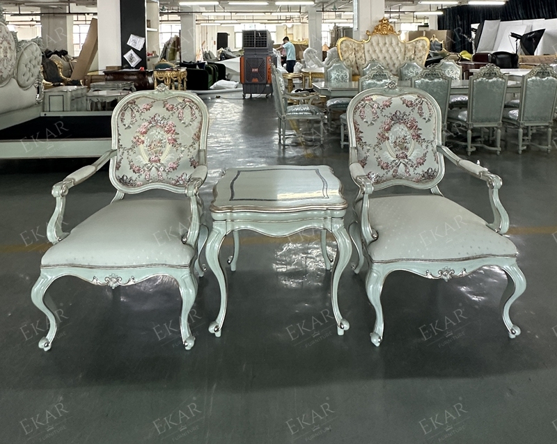 Luxurious French Style Sofa and Coffee Table Set,EKAR FURNITURE CO.,LTD,Luxurious French Style Sofa and Coffee Table Set,foshan furniture factory,custom Furniture factory,china furniture factory