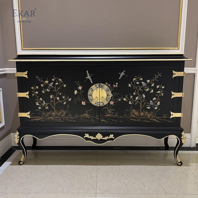 Fany Natural Style Black Entrance Table/foyer Table,EKAR FURNITURE CO.,LTD,,foshan furniture factory,custom Furniture factory,china furniture factory