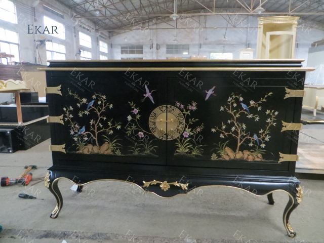 Fany Natural Style Black Entrance Table/foyer Table,EKAR FURNITURE CO.,LTD,,foshan furniture factory,custom Furniture factory,china furniture factory