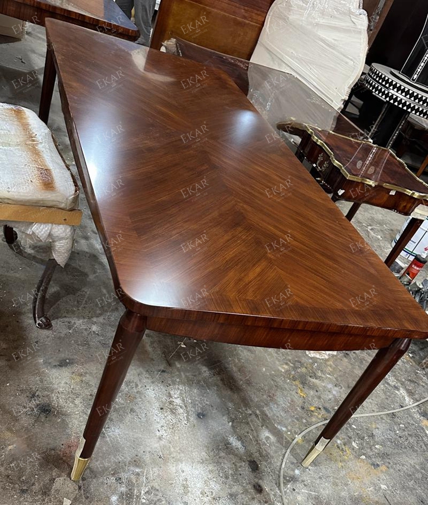 Classic Solid Wood Rectangular Dining Table for Traditional Dining Rooms,EKAR FURNITURE CO.,LTD,Classic Solid Wood Rectangular Dining Table for Traditional Dining Rooms,foshan furniture factory,custom Furniture factory,china furniture factory