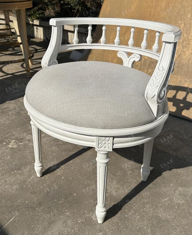 Classic Wooden Backrest Stool for Traditional Living Room Seating,EKAR FURNITURE CO.,LTD,Classic Wooden Backrest Stool for Traditional Living Room Seating,foshan furniture factory,custom Furniture factory,china furniture factory