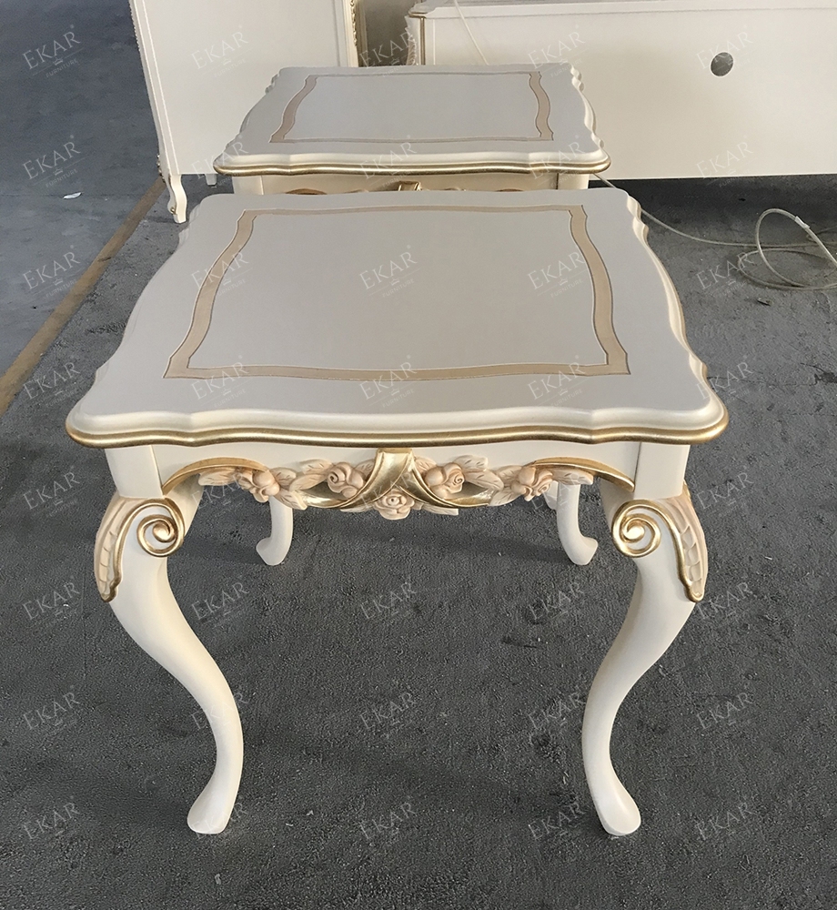 Elegant Victoria White Side Table,EKAR FURNITURE CO.,LTD,,foshan furniture factory,custom Furniture factory,china furniture factory