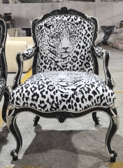 Cheetah Patterned Chairs Black Accent Armchair Set For Sale,EKAR FURNITURE CO.,LTD,Cheetah Patterned Chairs Black Accent Armchair Set For Sale  - Ekar Furniture,foshan furniture factory,custom Furniture factory,china furniture factory