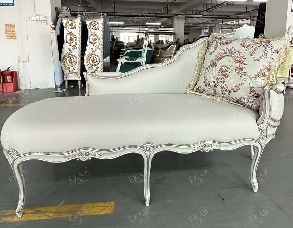 Elegant French Style Upholstered Bench,EKAR FURNITURE CO.,LTD,Elegant French Style Upholstered Bench,foshan furniture factory,custom Furniture factory,china furniture factory