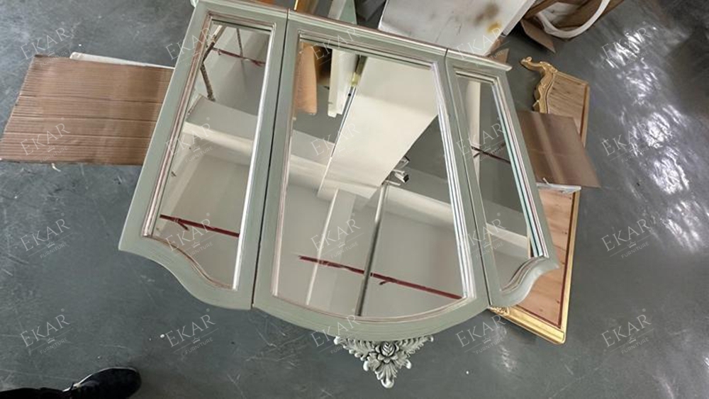 French style bedroom furniture solid wood dressing table,EKAR FURNITURE CO.,LTD,French style bedroom furniture solid wood dressing table,foshan furniture factory,custom Furniture factory,china furniture factory