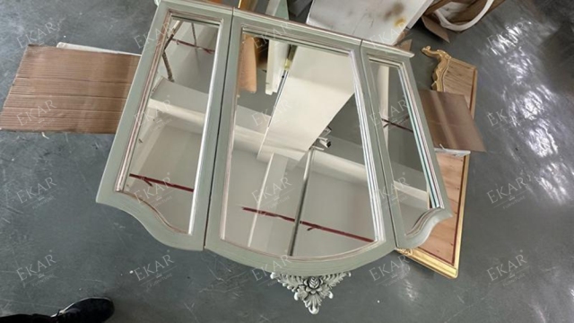 ,MY SHOP,French style bedroom furniture solid wood dressing table,foshan furniture factory,custom Furniture factory,china furniture factory