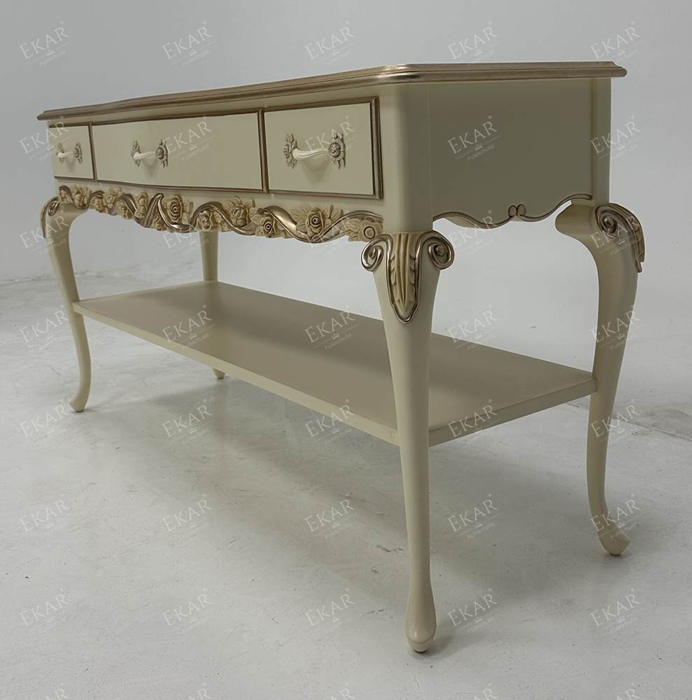 Antique Flash Star Grey Carved Wooden Console Table/Foyer Table,EKAR FURNITURE CO.,LTD,,foshan furniture factory,custom Furniture factory,china furniture factory