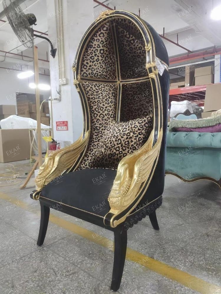 Elegant French Leopard Print Lounge Chair,EKAR FURNITURE CO.,LTD,Elegant French Leopard Print Lounge Chair,foshan furniture factory,custom Furniture factory,china furniture factory