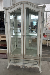 ,MY SHOP,Elegant French-Style Glass Storage Cabinet,foshan furniture factory,custom Furniture factory,china furniture factory