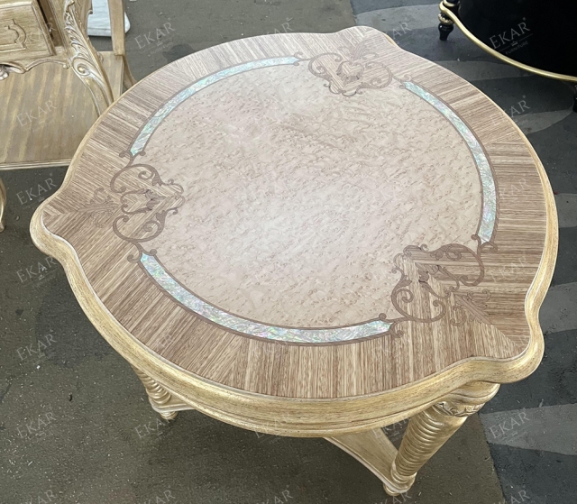 French Classic Carved Side Table with Solid Wood Base,EKAR FURNITURE CO.,LTD,French Classic Carved Side Table with Solid Wood Base,foshan furniture factory,custom Furniture factory,china furniture factory