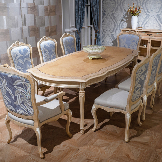 ,MY SHOP,Long Ash Wood Veneered Dining Table,foshan furniture factory,custom Furniture factory,china furniture factory