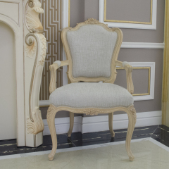 ,MY SHOP,Retro Carving Upholstered Room Classic Dining Chair - Ekar Furniture,foshan furniture factory,custom Furniture factory,china furniture factory
