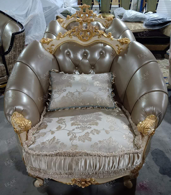 ,MY SHOP,Looking Living Room Furniture Grey Corduroy Sofa Gray Tweed Couch - Ekar Furniture,foshan furniture factory,custom Furniture factory,china furniture factory