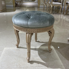 ,MY SHOP,Wooden Carved Makeup Dresser Wooden Ottoman Dressing Stool,foshan furniture factory,custom Furniture factory,china furniture factory