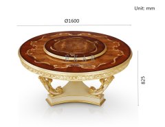 Veneered Round Wooden Dining TableWooden Dining Table/Kitchen Table/Dinette Table,EKAR FURNITURE CO.,LTD,Veneered Round Wooden Dining Table Wooden Dining Table/Kitchen Table/Dinette Table,foshan furniture factory,custom Furniture factory,china furniture factory