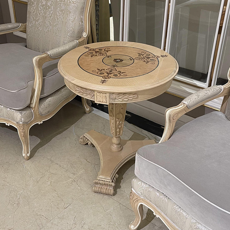 French Classical Solid Wood Carved Side Table,EKAR FURNITURE CO.,LTD,,foshan furniture factory,custom Furniture factory,china furniture factory