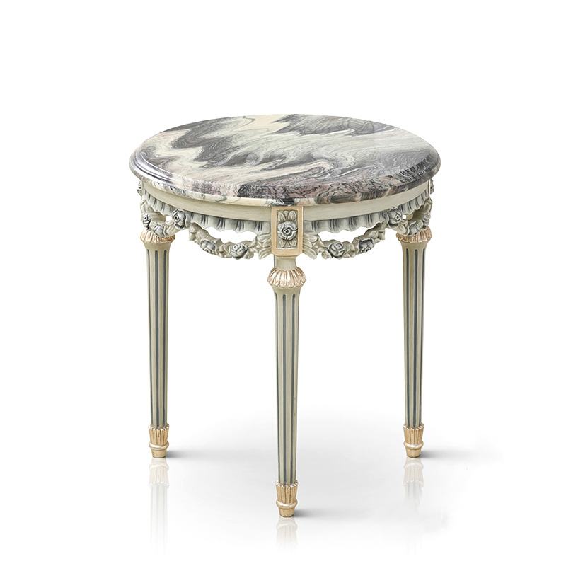 Elegant French carved round table - exquisite living room corner decoration,EKAR FURNITURE CO.,LTD,Elegant French carved round table - exquisite living room corner decoration,foshan furniture factory,custom Furniture factory,china furniture factory
