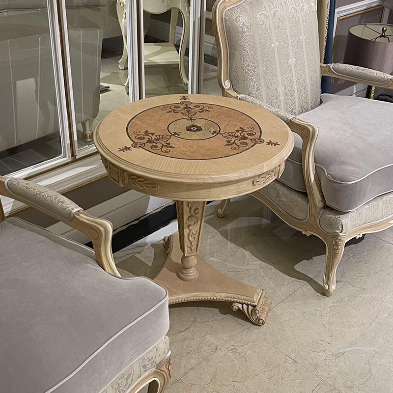 French Classical Solid Wood Carved Side Table,EKAR FURNITURE CO.,LTD,,foshan furniture factory,custom Furniture factory,china furniture factory