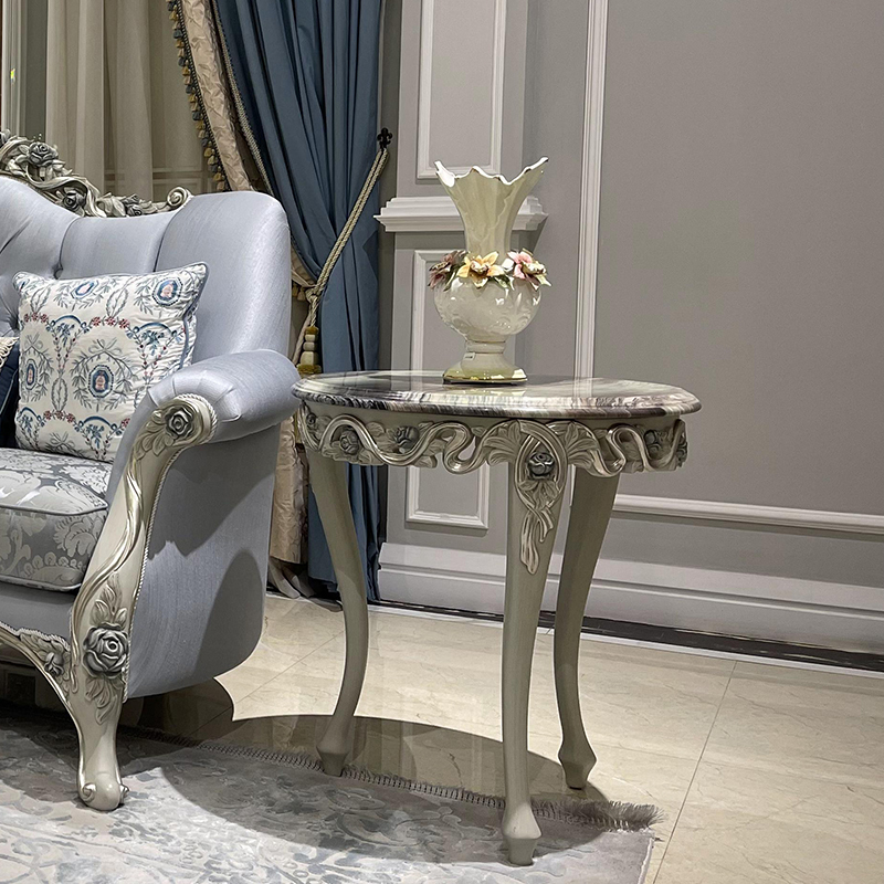 French Style Solid Wood Corner Table with Intricate Design,EKAR FURNITURE CO.,LTD,French Style Solid Wood Corner Table with Intricate Design,foshan furniture factory,custom Furniture factory,china furniture factory