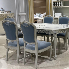 Elegant French Upholstered Dining Chair,EKAR FURNITURE CO.,LTD,Elegant French Upholstered Dining Chair,foshan furniture factory,custom Furniture factory,china furniture factory