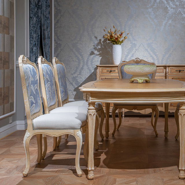 White Upholstered Oak Dining Room Chair,EKAR FURNITURE CO.,LTD,White Upholstered Oak Dining Room Chair - Ekar Furniture,foshan furniture factory,custom Furniture factory,china furniture factory