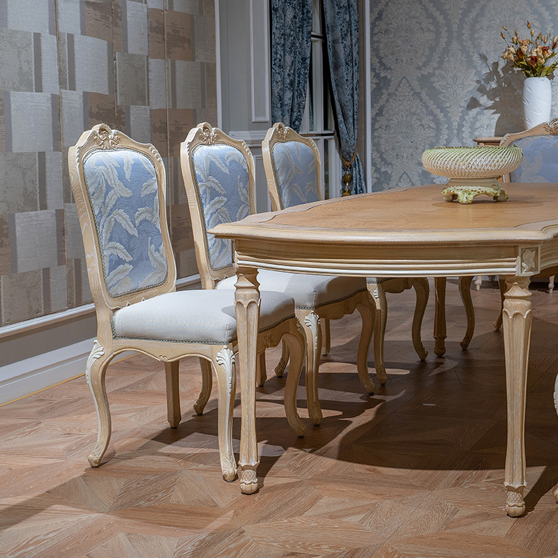 White Upholstered Oak Dining Room Chair,EKAR FURNITURE CO.,LTD,White Upholstered Oak Dining Room Chair - Ekar Furniture,foshan furniture factory,custom Furniture factory,china furniture factory