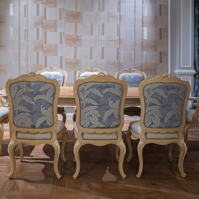 White Upholstered Oak Dining Room Chair,EKAR FURNITURE CO.,LTD,White Upholstered Oak Dining Room Chair - Ekar Furniture,foshan furniture factory,custom Furniture factory,china furniture factory