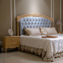 ,MY SHOP,French-Style Wooden Nightstand with Carved Details and Storage,foshan furniture factory,custom Furniture factory,china furniture factory