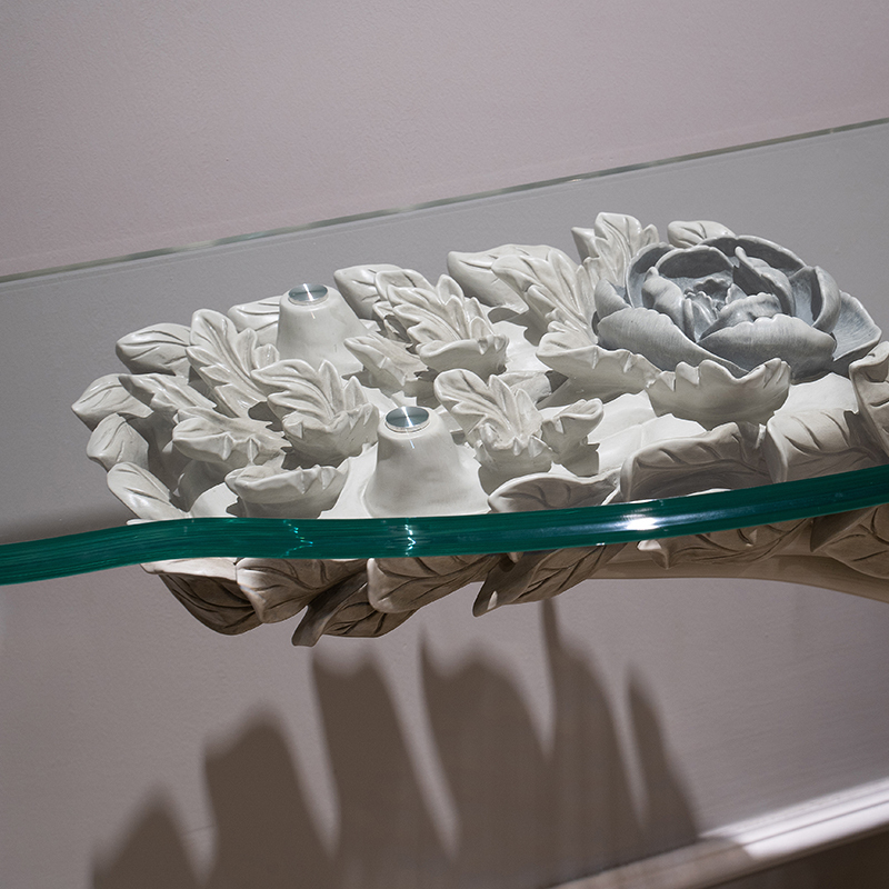 Living room classic design style tree trunk shaped wooden glass console table,EKAR FURNITURE CO.,LTD,Living room classic design style tree trunk shaped wooden glass console table,foshan furniture factory,custom Furniture factory,china furniture factory