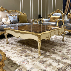 ,MY SHOP,French Vintage Style Veneered Wooden Living Room Center Table,foshan furniture factory,custom Furniture factory,china furniture factory
