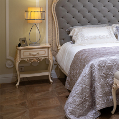 Antique Ivory White Elegant Nightstand,EKAR FURNITURE CO.,LTD,,foshan furniture factory,custom Furniture factory,china furniture factory