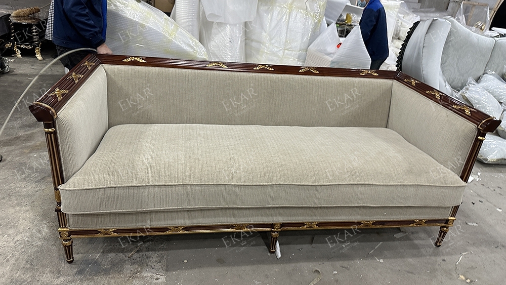 Classic Fabric Sofa with Solid Wood Legs for Living Room,EKAR FURNITURE CO.,LTD,Classic Fabric Sofa with Solid Wood Legs for Living Room,foshan furniture factory,custom Furniture factory,china furniture factory