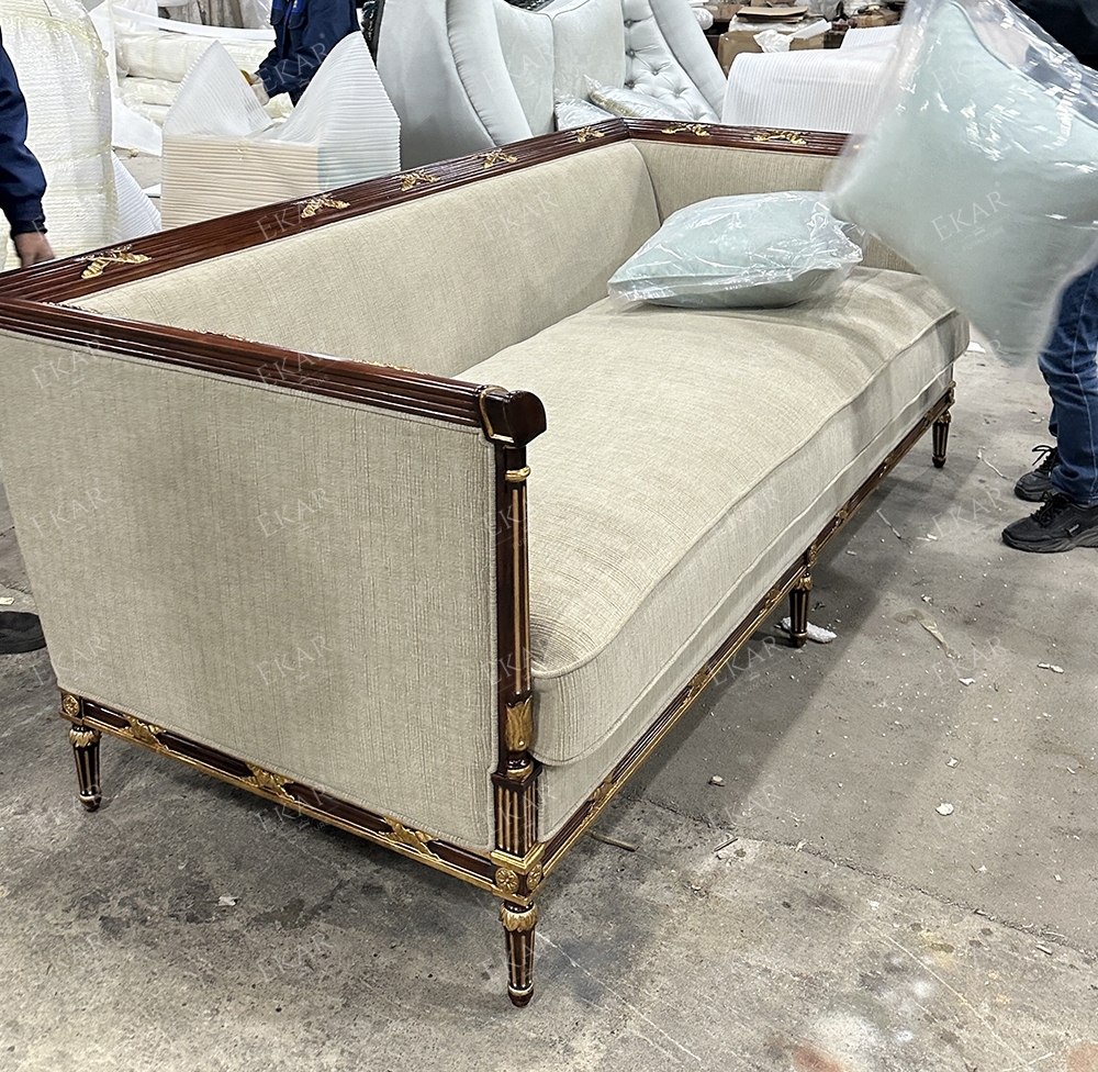 Classic Fabric Sofa with Solid Wood Legs for Living Room,EKAR FURNITURE CO.,LTD,Classic Fabric Sofa with Solid Wood Legs for Living Room,foshan furniture factory,custom Furniture factory,china furniture factory
