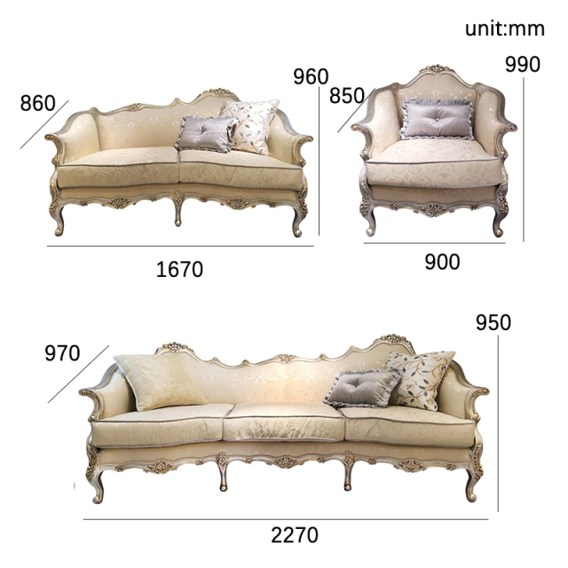 ,MY SHOP,Royal Classic Design Elegant Sofa Cream Fabric Couch,foshan furniture factory,custom Furniture factory,china furniture factory