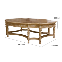 French Classic Carved Coffee Table with Solid Wood Base,EKAR FURNITURE CO.,LTD,French Classic Carved Coffee Table with Solid Wood Base,foshan furniture factory,custom Furniture factory,china furniture factory