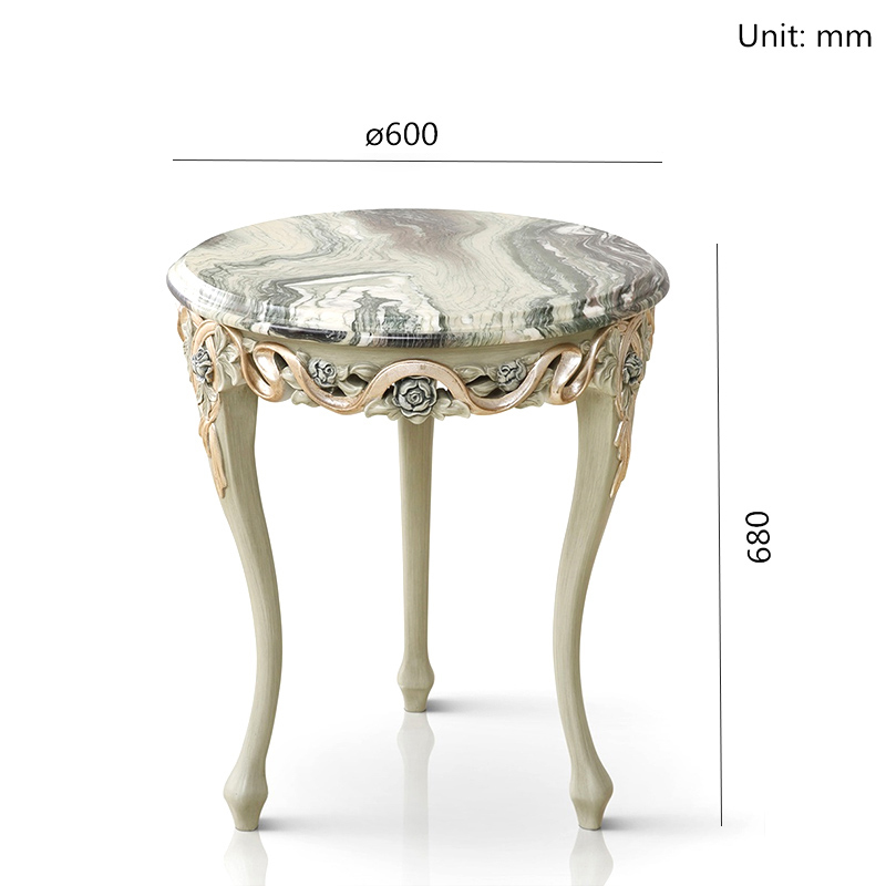 French Style Solid Wood Corner Table with Intricate Design,EKAR FURNITURE CO.,LTD,French Style Solid Wood Corner Table with Intricate Design,foshan furniture factory,custom Furniture factory,china furniture factory