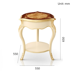 ,MY SHOP,French classic solid wood living room round corner table,foshan furniture factory,custom Furniture factory,china furniture factory