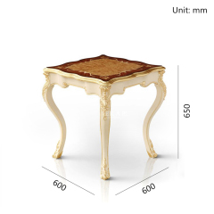 ,MY SHOP,French classic solid wood living room round corner table,foshan furniture factory,custom Furniture factory,china furniture factory