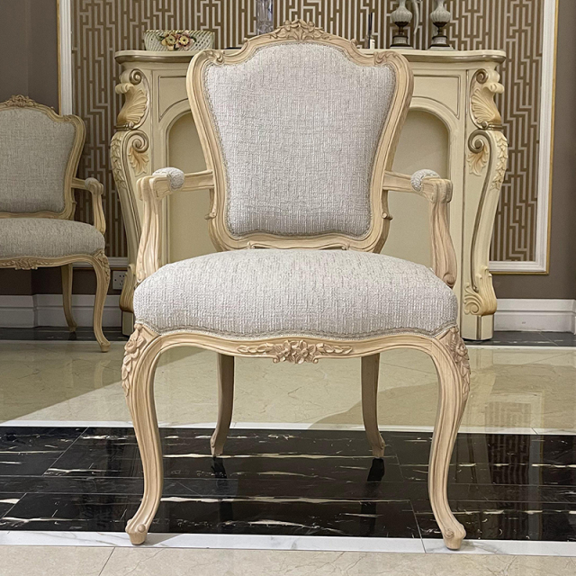 ,MY SHOP,Retro Carving Upholstered Room Classic Dining Chair - Ekar Furniture,foshan furniture factory,custom Furniture factory,china furniture factory