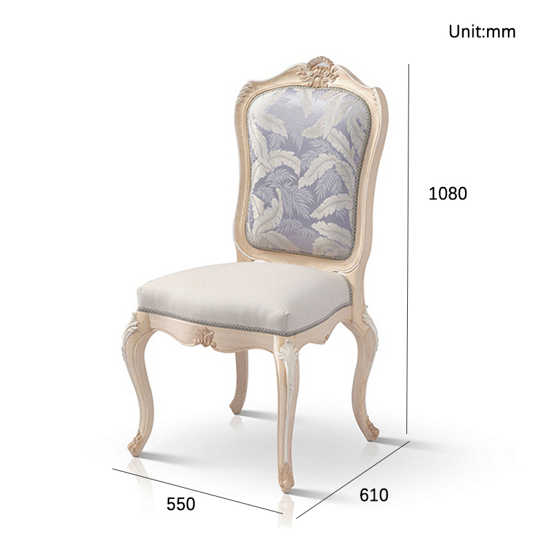 White Upholstered Oak Dining Room Chair,EKAR FURNITURE CO.,LTD,White Upholstered Oak Dining Room Chair - Ekar Furniture,foshan furniture factory,custom Furniture factory,china furniture factory