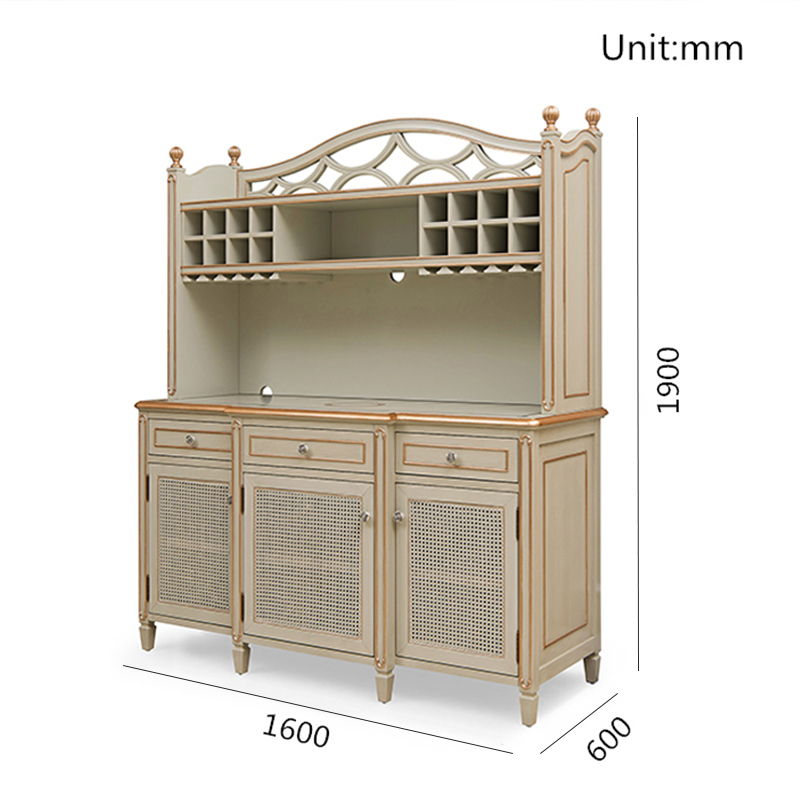 Gray Antique Design Dining Room Sideboard Carved Wooden Cupboard,EKAR FURNITURE CO.,LTD,,foshan furniture factory,custom Furniture factory,china furniture factory