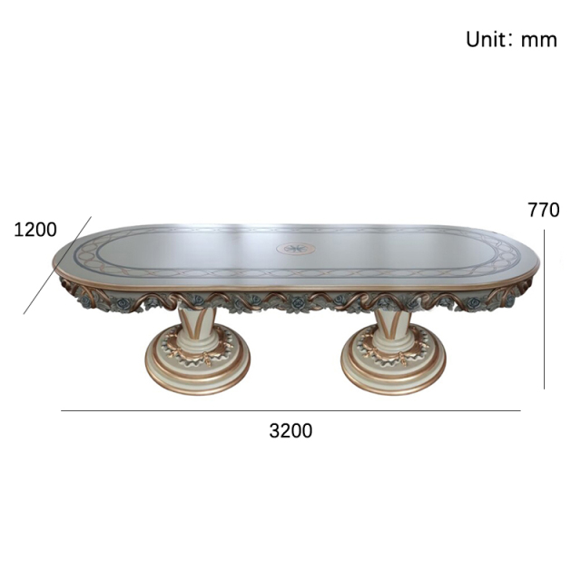 French-Style Oval Dining Table – Elegant Design with Luxurious Craftsmanship,EKAR FURNITURE CO.,LTD,French-Style Oval Dining Table – Elegant Design with Luxurious Craftsmanship,foshan furniture factory,custom Furniture factory,china furniture factory