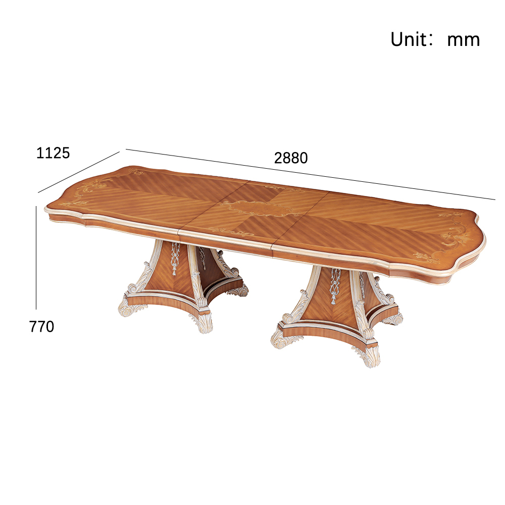 Exquisite Classic Design Solid Wood Dining Table: Elevate Your Dining Experience,EKAR FURNITURE CO.,LTD,Exquisite Classic Design Solid Wood Dining Table: Elevate Your Dining Experience,foshan furniture factory,custom Furniture factory,china furniture factory