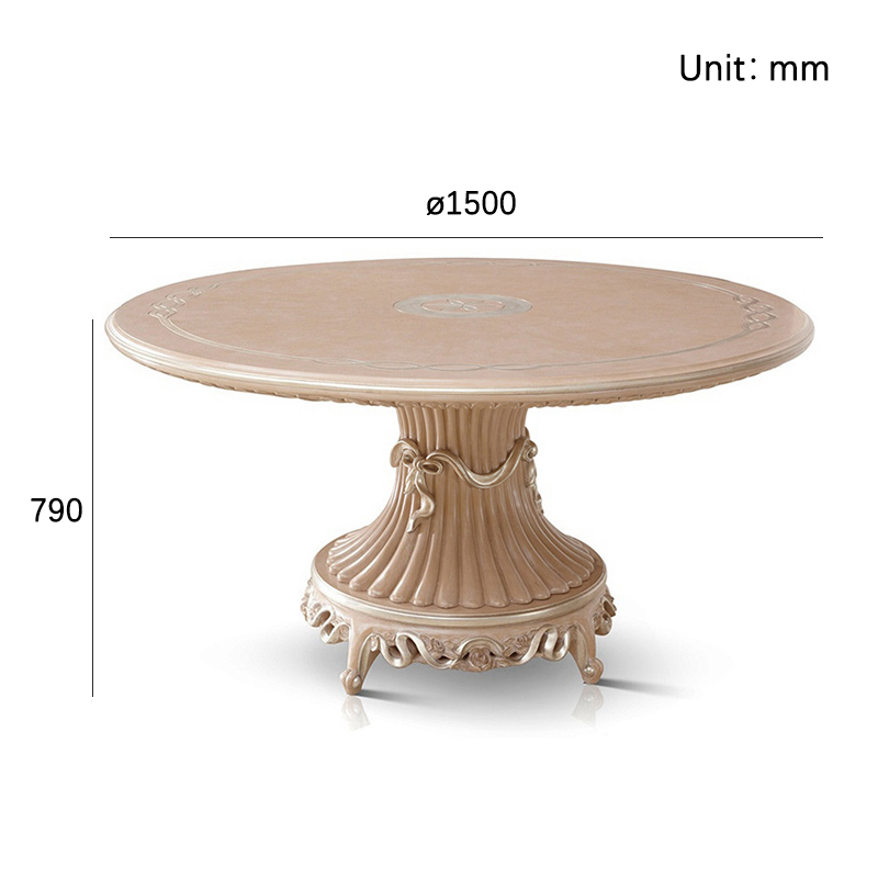 White Round Wooden Dining Table/Dinette Table/Kitchen Table,EKAR FURNITURE CO.,LTD,,foshan furniture factory,custom Furniture factory,china furniture factory