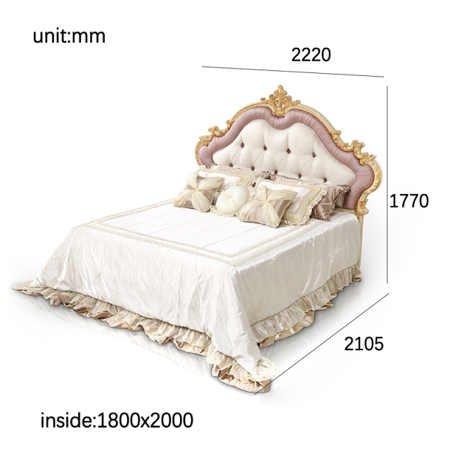 ,MY SHOP,Fancy Soild Wood White Fabric Upholstered Headboards Beds  - Ekar Furniture,foshan furniture factory,custom Furniture factory,china furniture factory